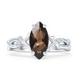 Marquise Split Shank Ring