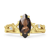 Marquise Split Shank Ring
