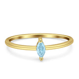 Solitaire Marquise Engagement Ring Cubic Zirconia 925 Sterling Silver
