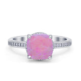 Elegant Hidden Halo Cushion Engagement Ring Cubic Zirconia 925 Sterling Silver