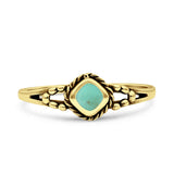 Princess Vintage Style Thumb Ring Fashion Oxidized Solid 925 Sterling Silver