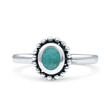 Petite Dainty New Style Oval Thumb Ring Statement Fashion Oxidized Solid 925 Sterling Silver