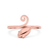 Mouse Ring Oxidized Band Solid 925 Sterling Silver Thumb Ring (12mm)