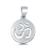 Sterling Silver Om Charm Pendant 925 Sterling Silver