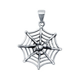 Spiderweb Charm Pendant 925 Sterling Silver Fashion (22mm)