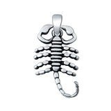 Scorpion Plain Pendants Charm Fashion Jewelry 925 Sterling Silver