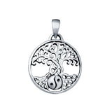 925 Sterling Silver Tree of Life Pendant, Charm Pendant