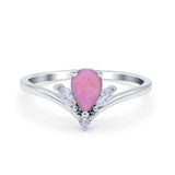 Art Deco Marquise Engagement Ring, Simulated CZ, 925 Silver