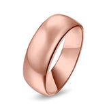 Sterling Silver Wedding Band Ring Round 925 Sterling Silver (9MM)