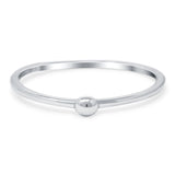 Band Oxidized Ring Solid 925 Sterling Silver Thumb Ring (3mm)