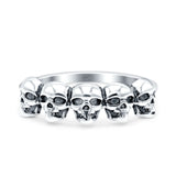 Skull Heads Ring