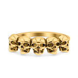 Skull Heads Ring