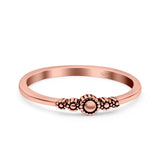 FBali Style Band Oxidized Solid 925 Sterling Silver Thumb Ring (3mm)