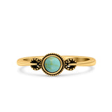 Promise Ring Band Oxidized Round Braided 925 Sterling Silver (6mm)