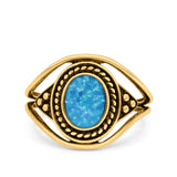 Vintage Style Promise Ring Band Oxidized 925 Sterling Silver (14mm)