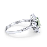 14K Gold 1.54ct Vintage Oval 8mmx6mm G SI Diamond Engagement Wedding Ring