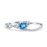 14K Gold 1.05ct Round 6mm G SI Diamond Engagement Bridal Wedding Ring