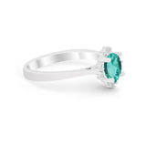 Halo Floral Art Deco Wedding Engagement Ring Round CZ 925 Sterling Silver