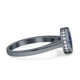 Bezel Set Solitaire Hidden Halo Round Engagement Ring Cubic Zirconia 925 Sterling Silver