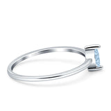 Solitaire Marquise Engagement Ring Cubic Zirconia 925 Sterling Silver