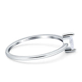 Solitaire Marquise Engagement Ring Cubic Zirconia 925 Sterling Silver