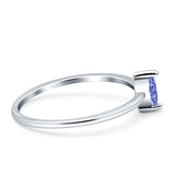 Solitaire Marquise Engagement Ring Cubic Zirconia 925 Sterling Silver