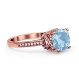 Elegant Hidden Halo Cushion Engagement Ring Cubic Zirconia 925 Sterling Silver