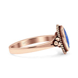 Vintage Style Marquise New Design Thumb Ring Statement Fashion Oxidized Solid 925 Sterling Silver