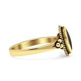 Vintage Style Marquise New Design Thumb Ring Statement Fashion Oxidized Solid 925 Sterling Silver