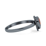 Rope Pear Design Thumb Ring Statement Fashion Oxidized Solid 925 Sterling Silver