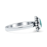 Petite Dainty New Style Oval Thumb Ring Statement Fashion Oxidized Solid 925 Sterling Silver