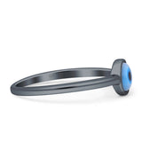 Evil Eye Ring 925 Sterling Silver