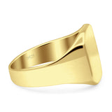 Engravable Signet Ring 925 Sterling Silver  (12.2mm)