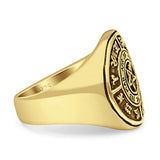 Zodiac Signet Ring 925 Sterling Silver