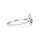 Eye Evil Thumb Ring Round Statement Fashion Ring Band 925 Sterling Silver