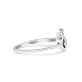 Eye Evil Thumb Ring Round Statement Fashion Ring Band 925 Sterling Silver