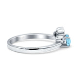 Marquise Art Deco Bridal Wedding Engagement Ring Simulated Cubic Zirconia 925 Sterling Silver