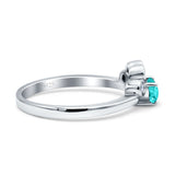 Marquise Art Deco Bridal Wedding Engagement Ring Simulated Cubic Zirconia 925 Sterling Silver
