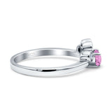 Marquise Art Deco Bridal Wedding Engagement Ring Simulated Cubic Zirconia 925 Sterling Silver