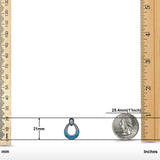 Stud Earrings Lab Created Opal 925 Sterling Silver