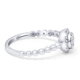 14K Gold 0.25ct Round 7.8mm G SI Promise Diamond Engagement Wedding Ring