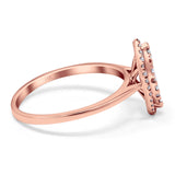 14K Gold 0.38ct Round 12.5mm G SI Promise Diamond Engagement Wedding Ring