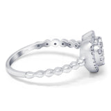 14K Gold 0.32ct Round 8.4mm G SI Promise Diamond Engagement Wedding Ring