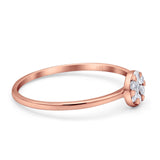 14K Gold 0.17ct Round 5.5mm G SI Diamond Solitaire Promise Engagement Wedding Ring