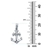 Silver Anchor Pendant Charm 925 Sterling Silver