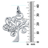 Tree of Life Charm Pendant 925 Sterling Silver