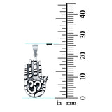 Om Hamsa Pendant Charm Fashion Jewelry 925 Sterling Silver