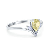Art Deco Marquise Engagement Ring, Simulated CZ, 925 Silver
