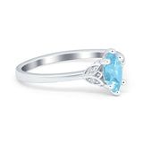 Marquise Art Deco Engagement Ring Simulated Cubic Zirconia 925 Sterling Silver