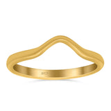 Contour Curved Band Solid 925 Sterling Silver Thumb Ring (2mm)